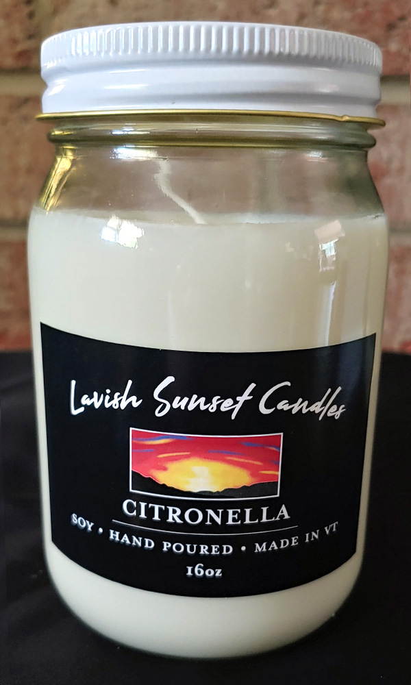 Citronella Lavish Sunset Candle